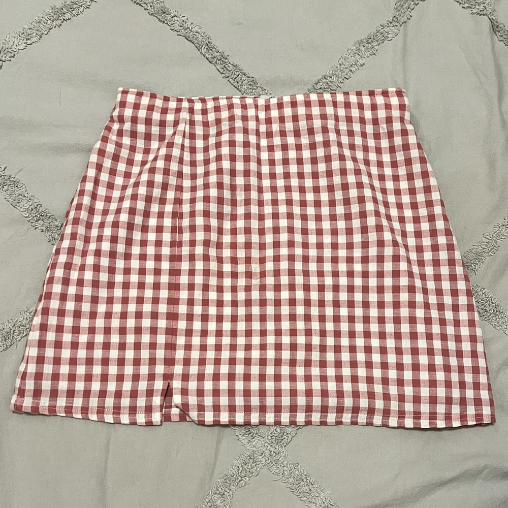 AMERICAN EAGLE high-waist, gingham check skirt. NEW with tags!
